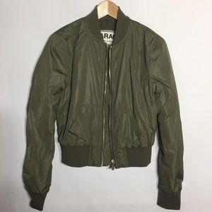 Garage army green bomber jacket